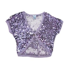 Y2K Sequin Shrug
